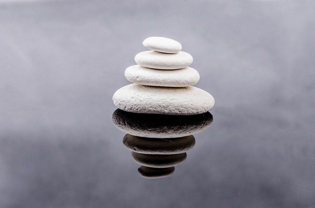Hvide sten Balance